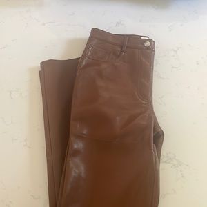 Aritzia Wilfred Vegan Leather Pants